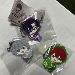 カラフルピーチ　むぎゅみに　カプセルラバーキーホルダー