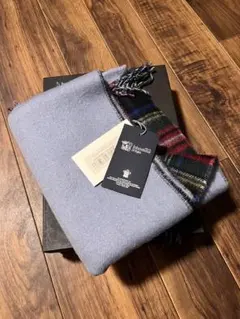 ジョンストンズ カシミヤ マフラー【中盤サイズ】ダブルフェイス　未使用