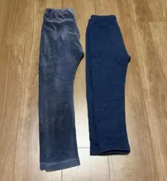キッズ ボトムス 2色セット 100cm以上用