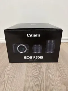 【新品同様・保証有】Canon EOS R50 V ダブルズームキット+おまけ