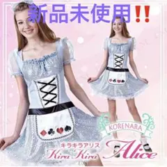 不思議の国のアリスコスプレハロウィンコスチュームドレス 大人用 Dハロ
