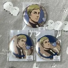 進撃の巨人　まるくじ　すたんどるちぇ　缶バッジ　エルヴィン