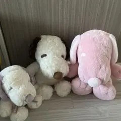スヌーピー　ぬいぐるみ　3点セット