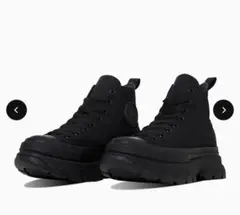 CONVERSE ALL STAR ブラック ハイカット厚底 トラックウェーブ