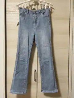 SNIDEL ハイウエスト フレアパンツ デニム