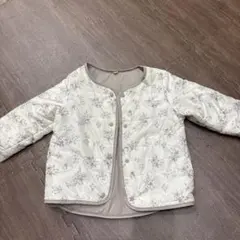 ホワイト花柄ジャケット サイズ95