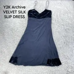 Y2K Archive Velvet Slip Dress