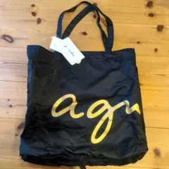 agnès b.　折りたたみナイロントート