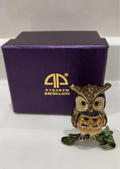 ピィアース　フクロウ　ジュエリーボックス　宝石箱