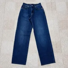 無印良品 Mujj リラックスワイドデニム パンツ レディース 22（56cm）