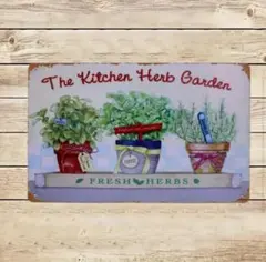 ブリキ看板 壁掛け ウェルカムボード アメリカンカントリー ガーデンプレート園芸