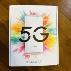 極美品　SoftBank air 5G 箱、付属品完備