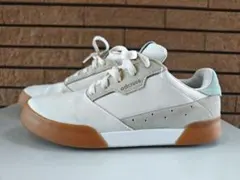 着用1回☆アディダス アディクロスレトロ ゴルフシューズ 25cm ベージュ