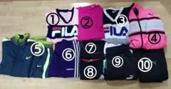 NIKE、PUMA等 ジャージ類10着セット