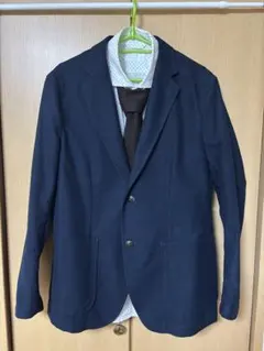 卒業式や入学式に！PORT BRIDGEメンズ紺ジャケットMサイズ