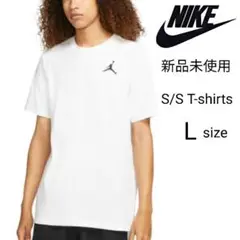 新品未使用 ナイキ ジョーダン ワンポイント 半袖Tシャツ 白 L 国内正規品