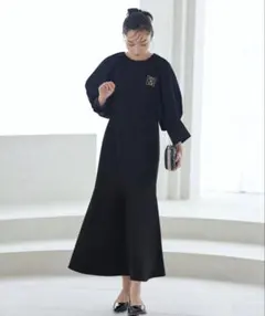 ルイルエブティック　ワンピース　ネイビー　M 新品未使用