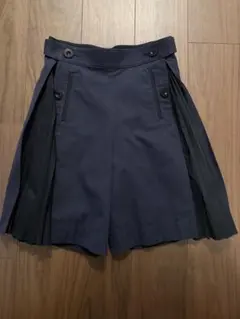 sacai サカイ プリーツ切替 キュロット風パンツ ドッキング プリーツ