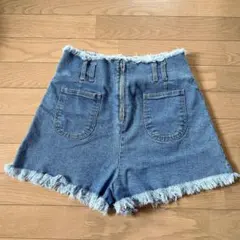 Heather デニムショートパンツ