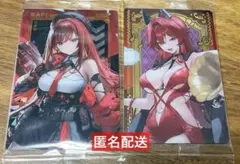 勝利の女神：NIKKE ウエハース4 2種類　レッドフード　ラピレッドフード