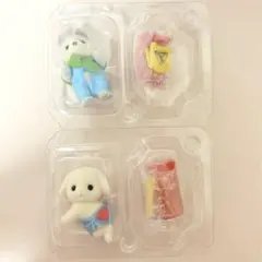 フローラうさぎ ハスキー 赤ちゃんコレクション シルバニア 工作だいすきシリーズ