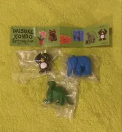 DAISUKE KONDO マスコット ぞう 恐竜 ブラキオサウルス ペンギン
