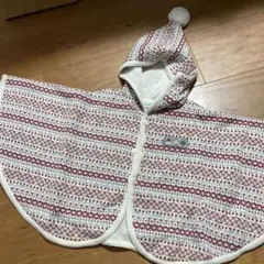 ファミリア　ベビー ポンチョ ケープ　60-90cm【familiar】