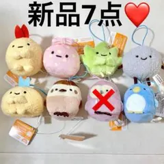 サンエックス すみっコぐらし ゴムひも付き　マスコット Part5 7種