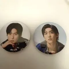 Snow Man 1stPOPUP 目黒蓮　缶バッジ 2個　ソウル、バンコク限定