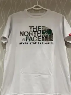 THE NORTH FACE カモフラロゴ Tシャツ ホワイト M