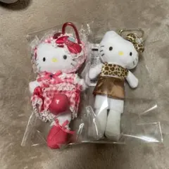 新品 ハローキティ スタイルアップマスコット 2体セット