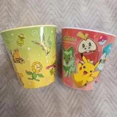【未使用】ポケモン メラミンカップ 2点セット プライズ