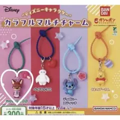 ディズニーキャラクター カラフルマルチチャーム