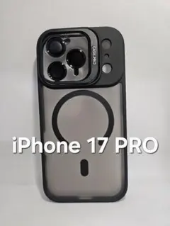 iPhone17 Pro ブラック ケース マグセーフ レンズ保護 新品