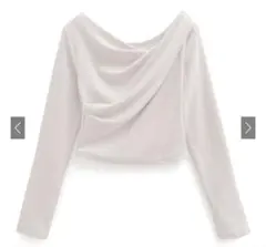 【新品タグ付き】GRL ドレープカシュクールトップス [dk1362]