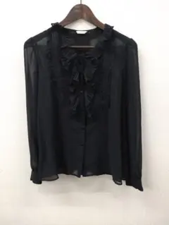 (8 )L'est Rose フリルブラウス ブラックのサムネイル