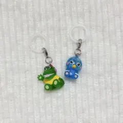 ざわざわ森のがんこちゃん めじるしアクセサリー 2종 세트