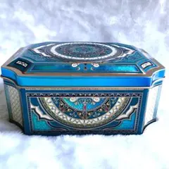 MURANO 年代物 ムラノ 金彩 ハンドペイント ジュエリーボック 宝石箱