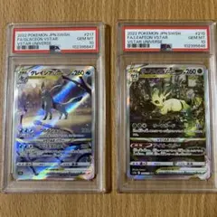 【PSA10】リーフィアVSTAR SAR グレイシアVSTAR SAR 連番
