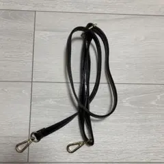 バッグショルダーストラップ　ネイビー　ゴールド