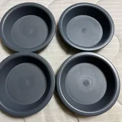 3.5号 植木鉢用受け皿 4個セット ダークグレー - メルカリ