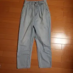 GU♡ハイウエストマムジーンズ