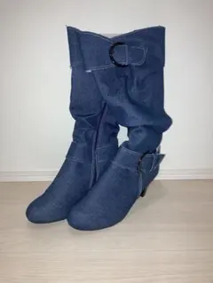 デニムブーツ