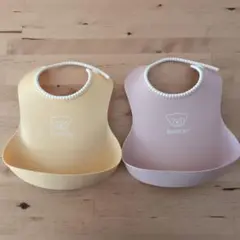 BABYBJÖRN エプロン 2枚セット イエロー ピンク
