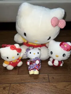 希少レア ハローキティ ぬいぐるみ 夏 ひまわり 麦わら帽子 平成レトロ