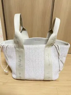 FIRANO バンブーハンドル 2way ショルダーバッグ ホワイト - メルカリ