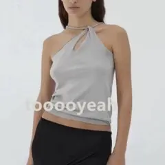 paloma wool ダークデニム ハルターキャミソール paloma wool ダークデニム ハルターキャミソール