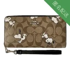 ロング ジップ アラウンド ウォレット（COACH×PEANUTS）