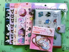 サンリオ♡シール＆シールバインダー＆リフィル7点セット