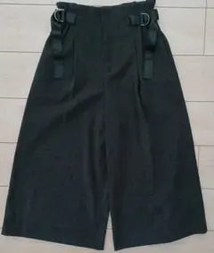 COMME CA MODELS 濃グレー ワイドパンツ5号サイズ